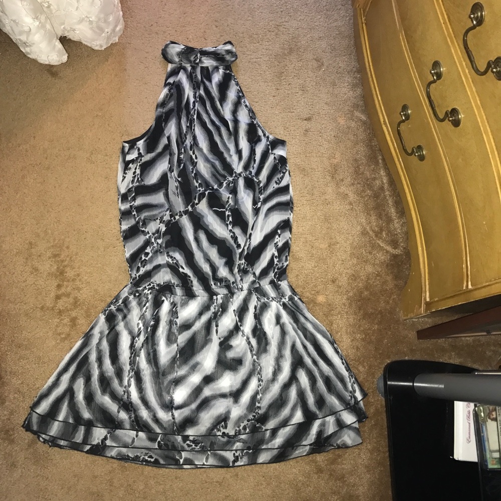 Zebra print dress